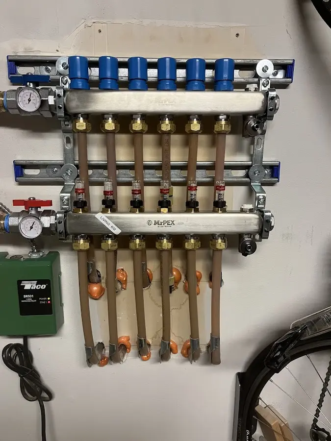 Plumber performing Leak Detection at a residential property in Saraland